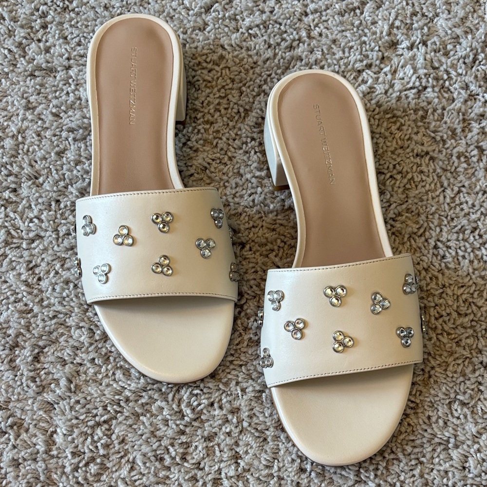 NWT Stuart Weitzman Tammy Crystal Sandal
